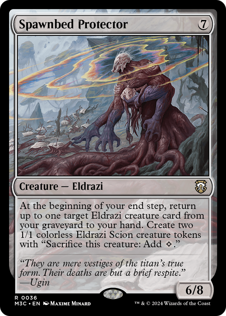 Spawnbed Protector (Ripple Foil) [Modern Horizons 3 Commander] | Gate City Games LLC