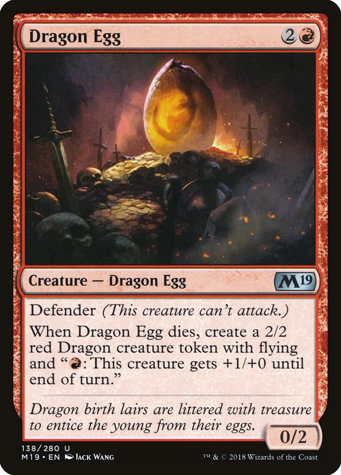 Dragon Egg [Core Set 2019] | Gate City Games LLC