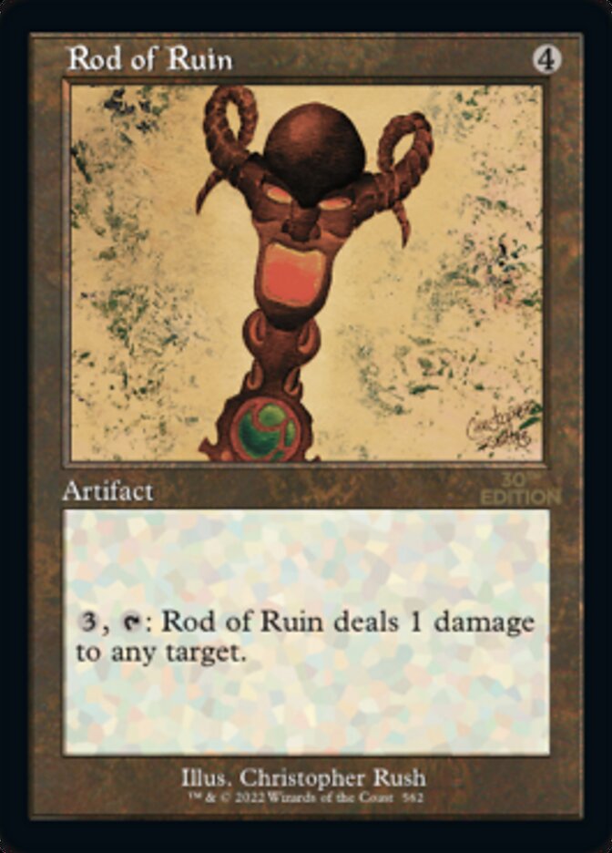 Rod of Ruin (Retro) [30th Anniversary Edition] | Gate City Games LLC