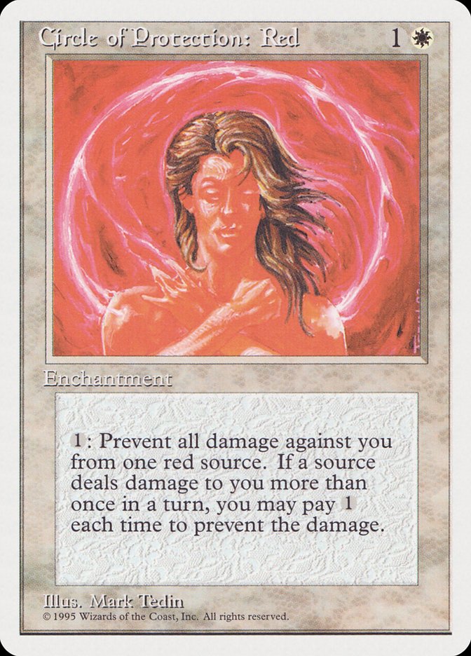 Circle of Protection: Red [Rivals Quick Start Set] | Gate City Games LLC