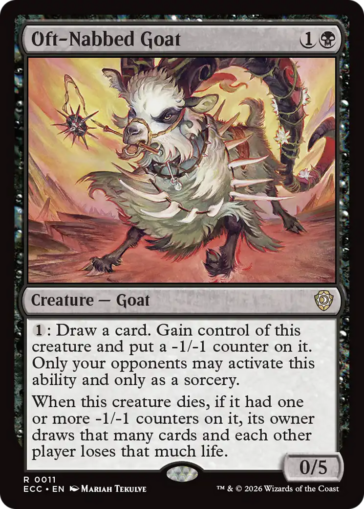 Oft-Nabbed Goat [Lorwyn Eclipsed Commander] | Gate City Games LLC