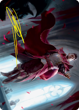 Markov Waltzer Art Card (Gold-Stamped Signature) [Innistrad: Crimson Vow Art Series] | Gate City Games LLC