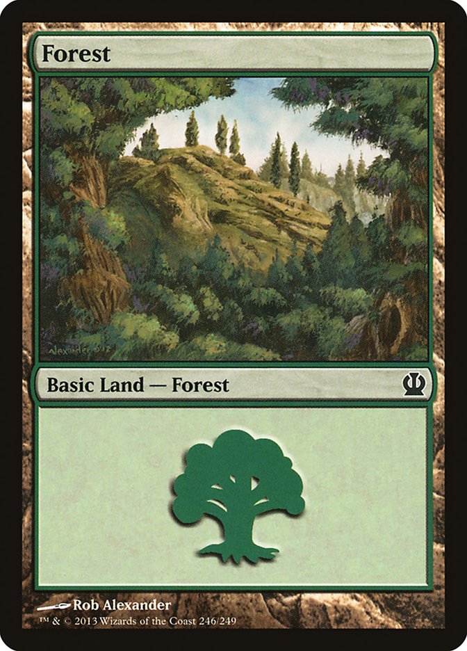 Forest (246) [Theros] | Gate City Games LLC