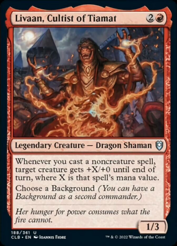 Livaan, Cultist of Tiamat [Commander Legends: Battle for Baldur's Gate] | Gate City Games LLC