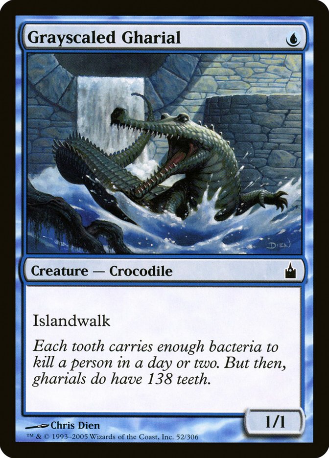 Grayscaled Gharial [Ravnica: City of Guilds] | Gate City Games LLC