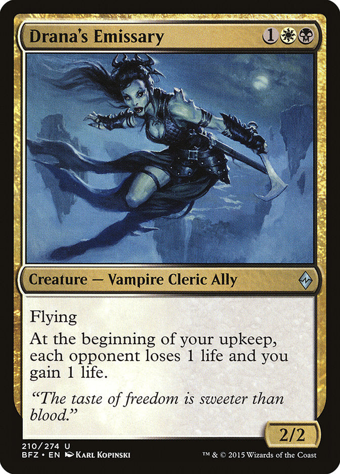 Drana's Emissary [Battle for Zendikar] | Gate City Games LLC