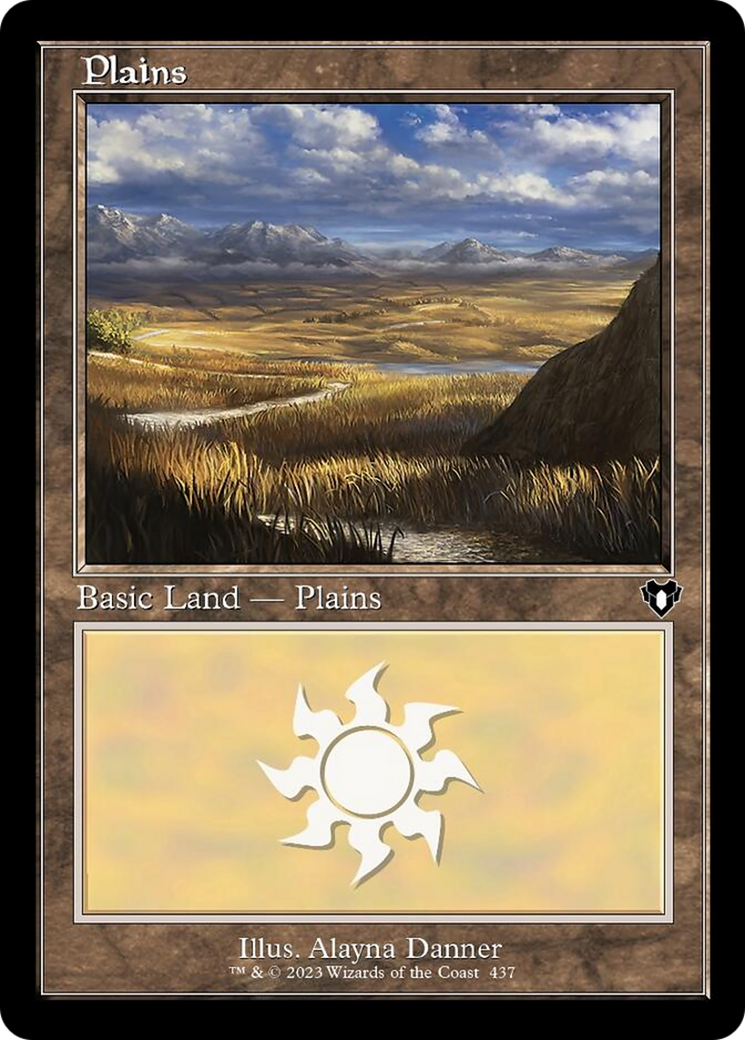 Plains (437) (Retro) [Commander Masters] | Gate City Games LLC