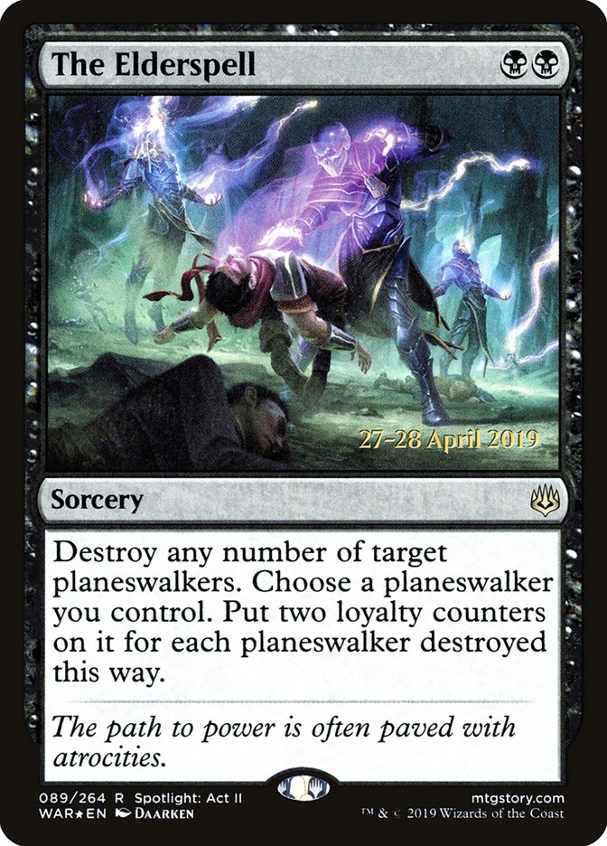 The Elderspell [War of the Spark Prerelease Promos] | Gate City Games LLC