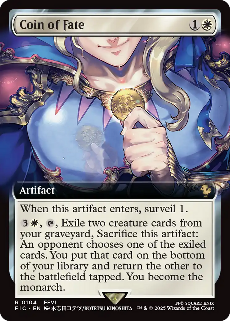 Coin of Fate (Extended Art) [FINAL FANTASY Commander] | Gate City Games LLC