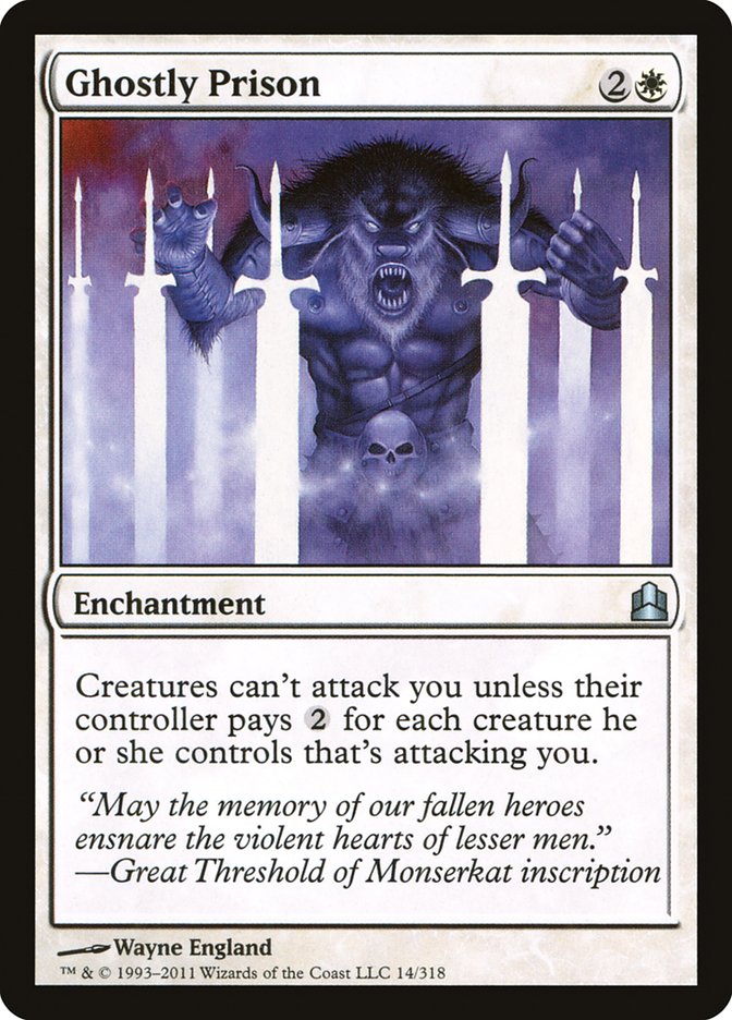Ghostly Prison [Commander 2011] | Gate City Games LLC