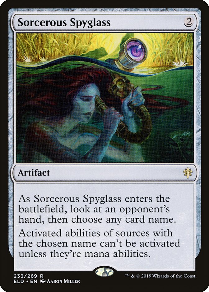 Sorcerous Spyglass [Throne of Eldraine] | Gate City Games LLC