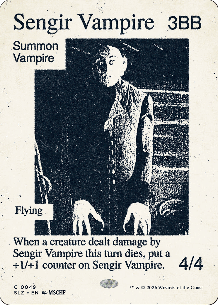 Sengir Vampire (0049) [Secret Lair x MSCHF: The Zeta Set] | Gate City Games LLC
