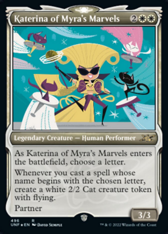Katerina of Myra's Marvels (Showcase) (Galaxy Foil) [Unfinity] | Gate City Games LLC