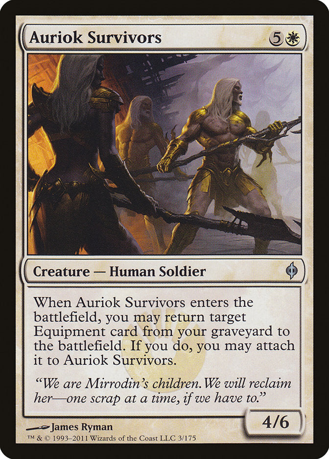 Auriok Survivors [New Phyrexia] | Gate City Games LLC