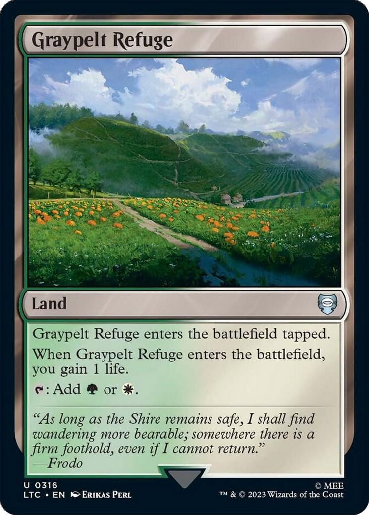 Graypelt Refuge [The Lord of the Rings: Tales of Middle-Earth Commander] | Gate City Games LLC