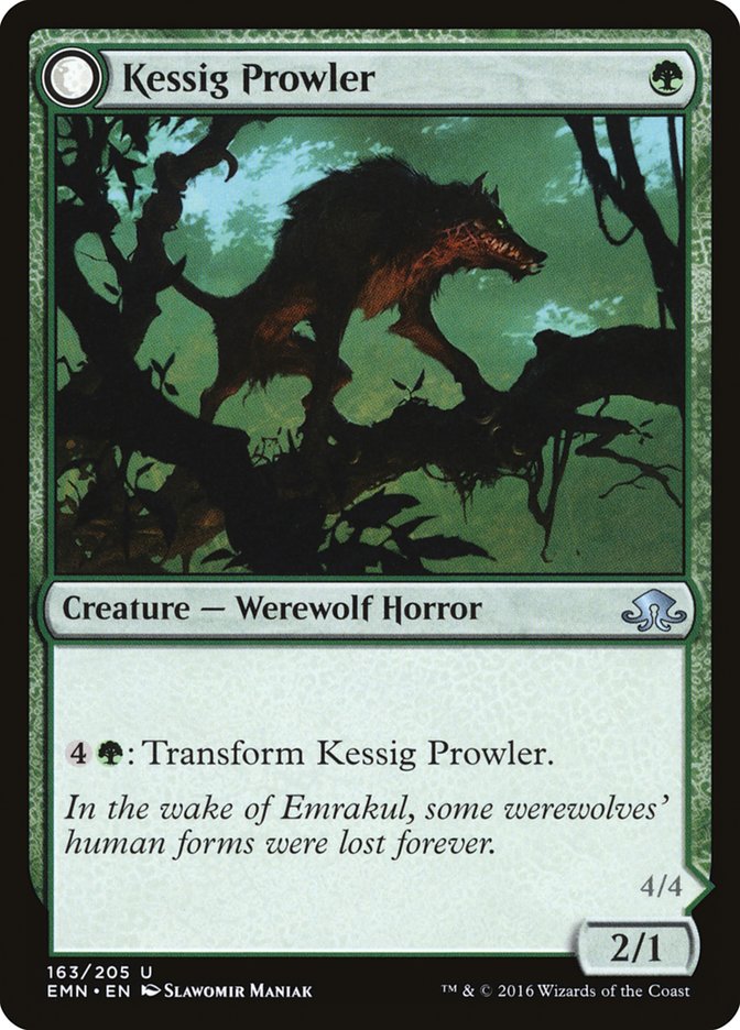 Kessig Prowler // Sinuous Predator [Eldritch Moon] | Gate City Games LLC