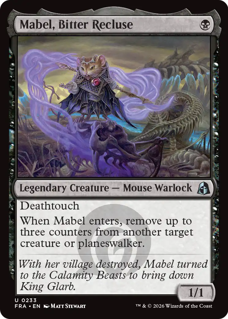 Mabel, Bitter Recluse [Reality Fracture] | Gate City Games LLC