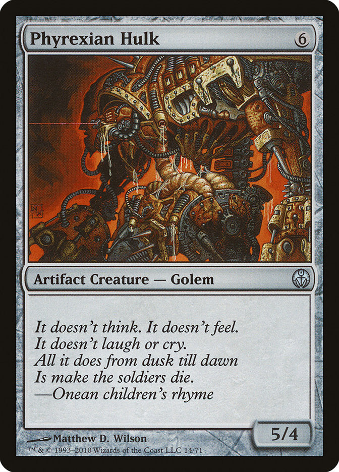 Phyrexian Hulk [Duel Decks: Phyrexia vs. the Coalition] | Gate City Games LLC
