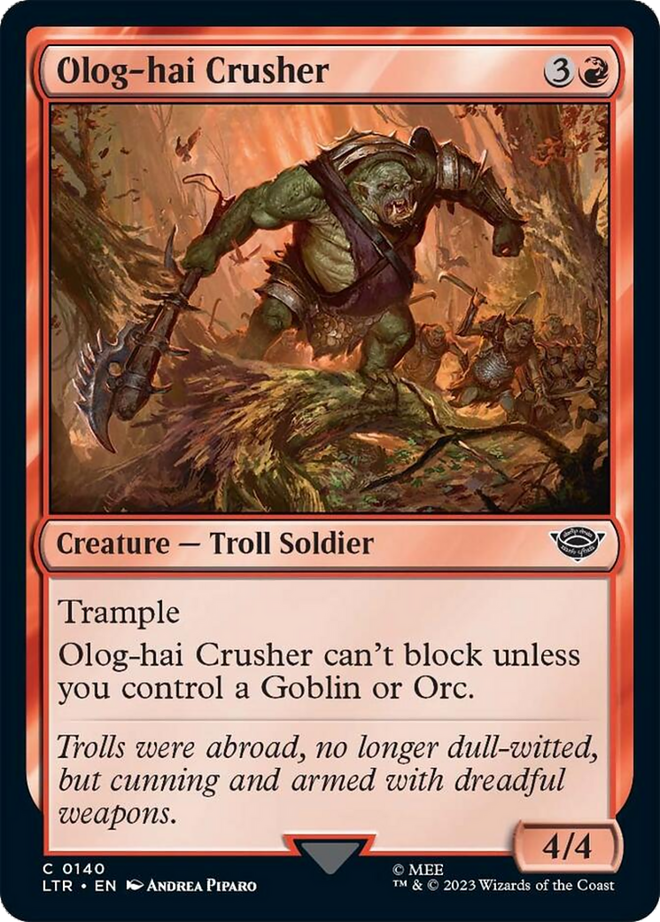 Olog-hai Crusher [The Lord of the Rings: Tales of Middle-Earth] | Gate City Games LLC