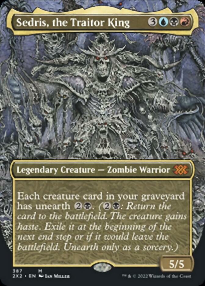 Sedris, the Traitor King (Borderless Alternate Art) [Double Masters 2022] | Gate City Games LLC