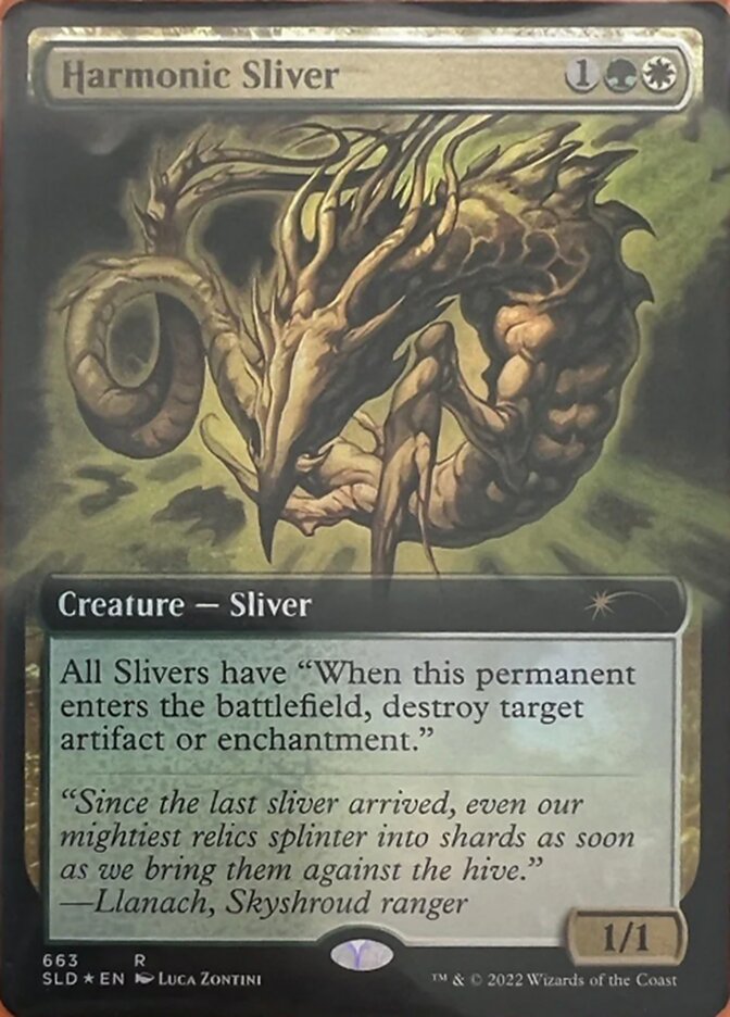 Harmonic Sliver (Extended Art) [Secret Lair Drop Promos] | Gate City Games LLC