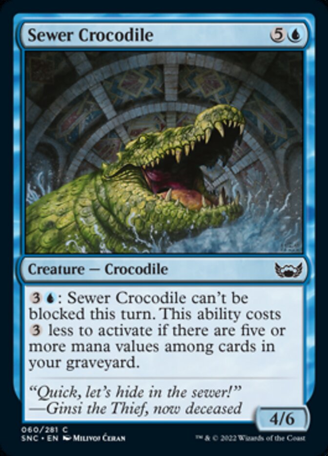 Sewer Crocodile [Streets of New Capenna] | Gate City Games LLC