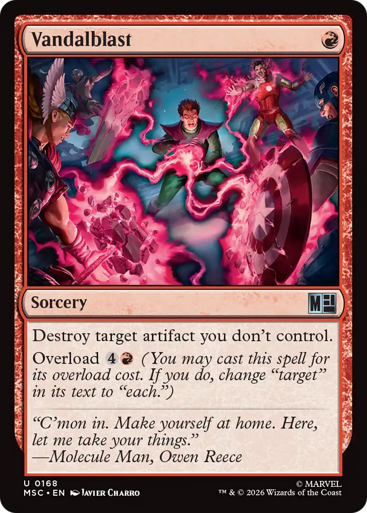 Vandalblast (Surge Foil) [Marvel Super Heroes Commander] | Gate City Games LLC