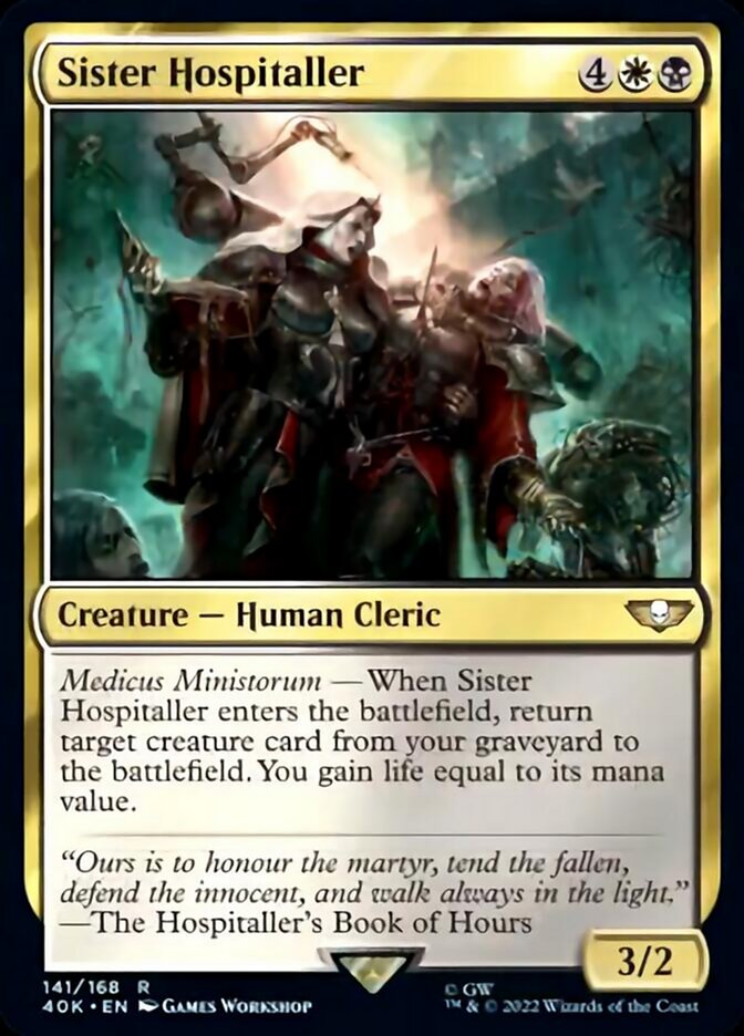 Sister Hospitaller [Warhammer 40,000] | Gate City Games LLC