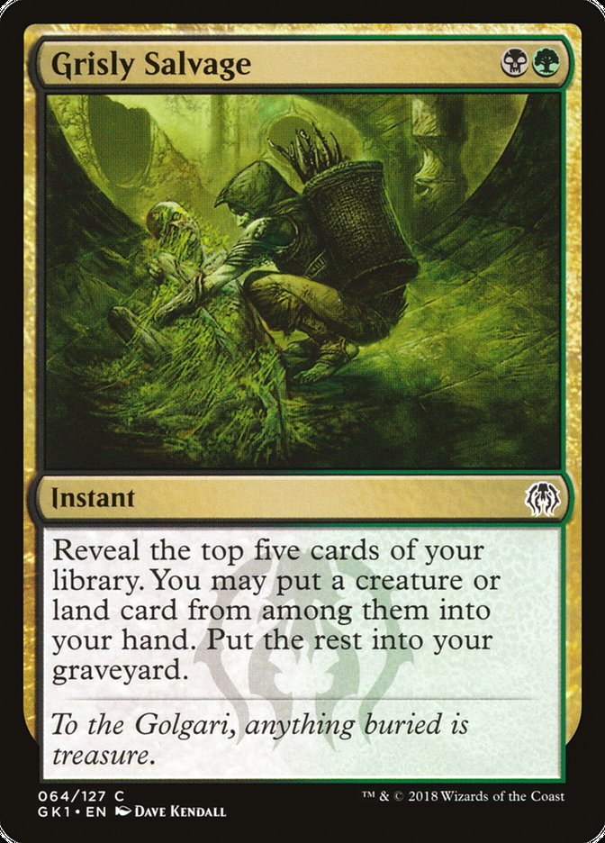 Grisly Salvage [Guilds of Ravnica Guild Kit] | Gate City Games LLC