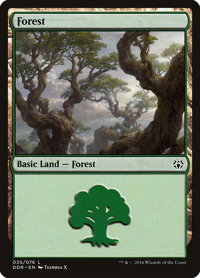 Forest (35) [Duel Decks: Nissa vs. Ob Nixilis] | Gate City Games LLC