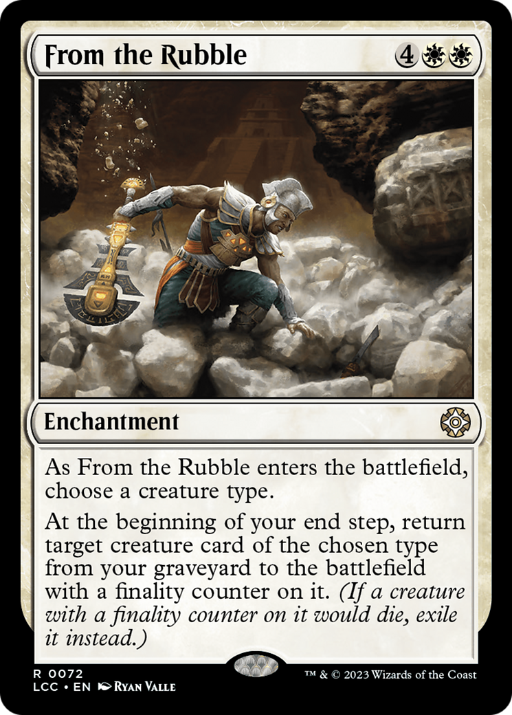 From the Rubble [The Lost Caverns of Ixalan Commander] | Gate City Games LLC