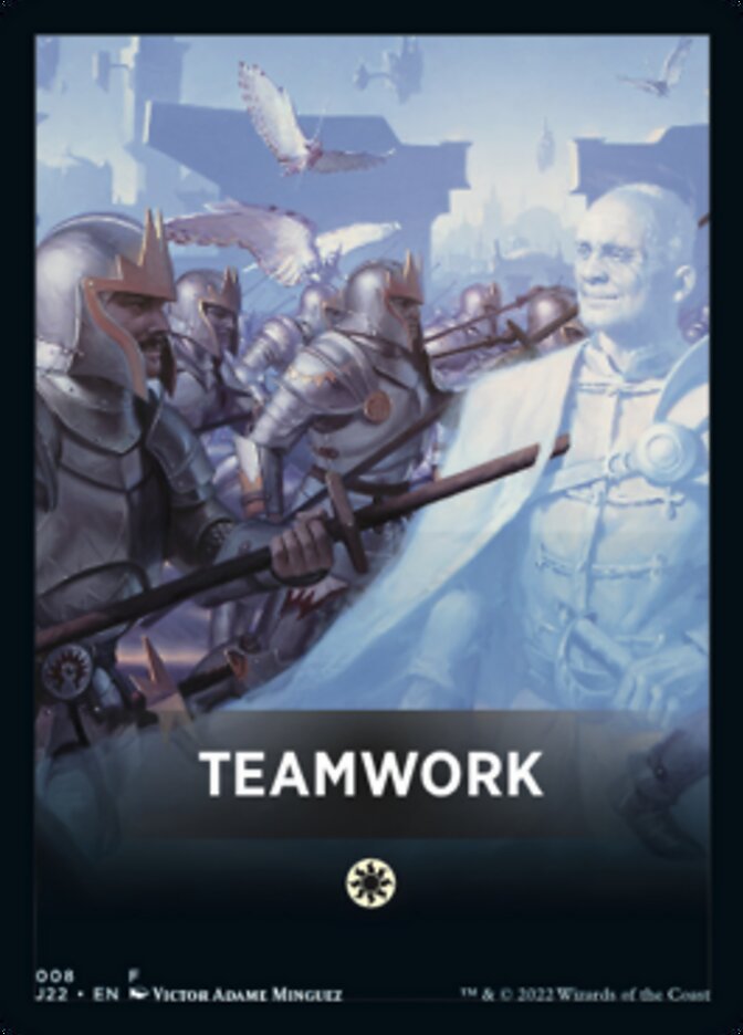 Teamwork Theme Card [Jumpstart 2022 Front Cards] | Gate City Games LLC