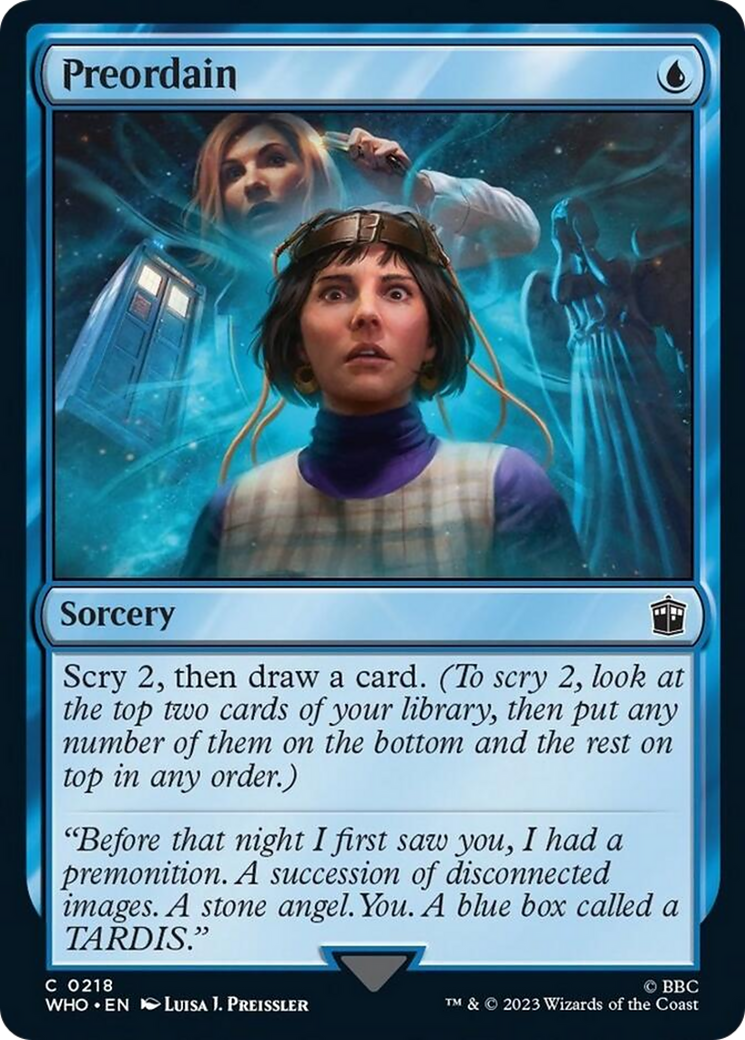 Preordain [Doctor Who] | Gate City Games LLC