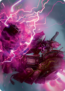 Voltage Surge Art Card [Kamigawa: Neon Dynasty Art Series] | Gate City Games LLC