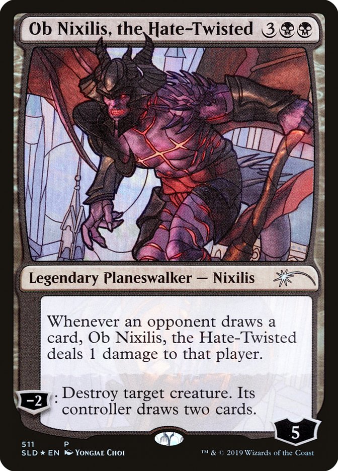 Ob Nixilis, the Hate-Twisted (Stained Glass) [Secret Lair Drop Promos] | Gate City Games LLC