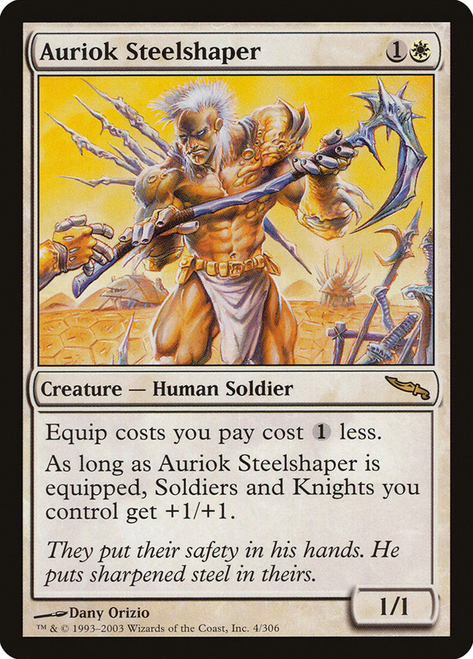 Auriok Steelshaper [Mirrodin] | Gate City Games LLC