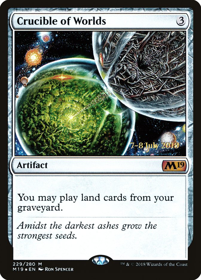Crucible of Worlds [Core Set 2019 Prerelease Promos] | Gate City Games LLC
