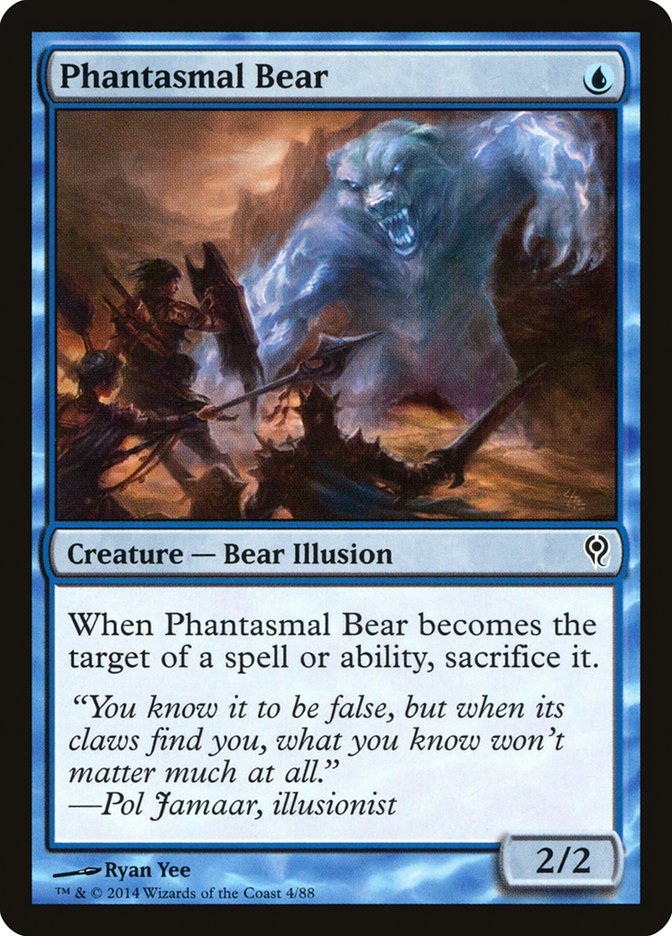 Phantasmal Bear [Duel Decks: Jace vs. Vraska] | Gate City Games LLC