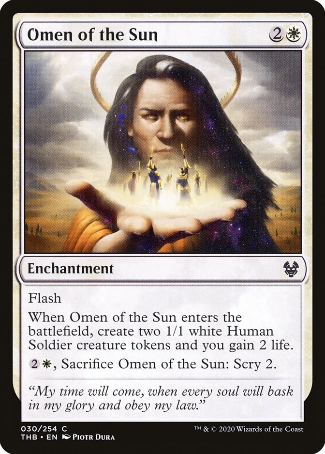 Omen of the Sun [Theros Beyond Death] | Gate City Games LLC