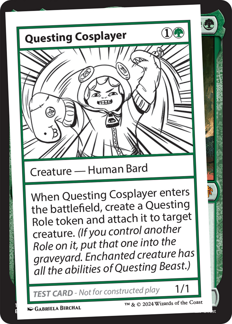 Questing Cosplayer [Mystery Booster 2 Playtest Cards] | Gate City Games LLC