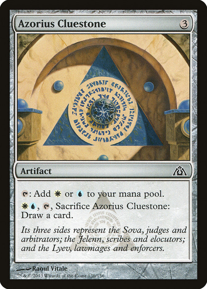 Azorius Cluestone [Dragon's Maze] | Gate City Games LLC
