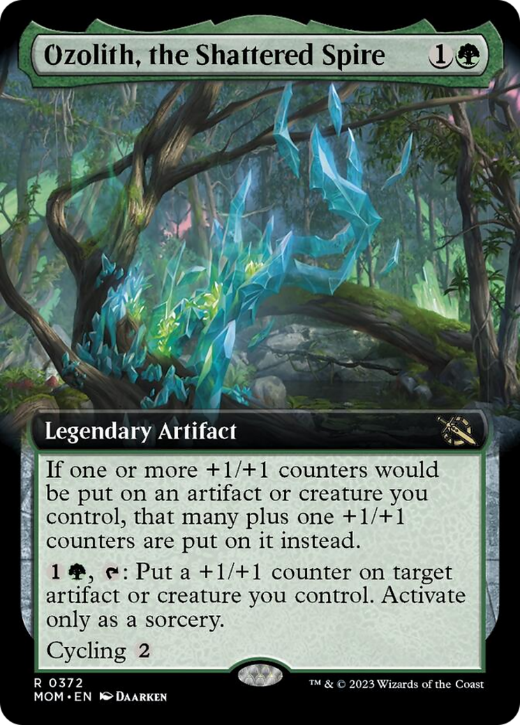 Ozolith, the Shattered Spire (Extended Art) [March of the Machine] | Gate City Games LLC