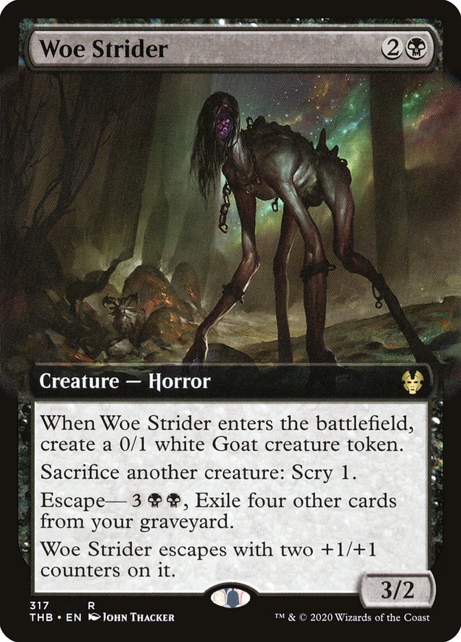 Woe Strider (Extended Art) [Theros Beyond Death] | Gate City Games LLC