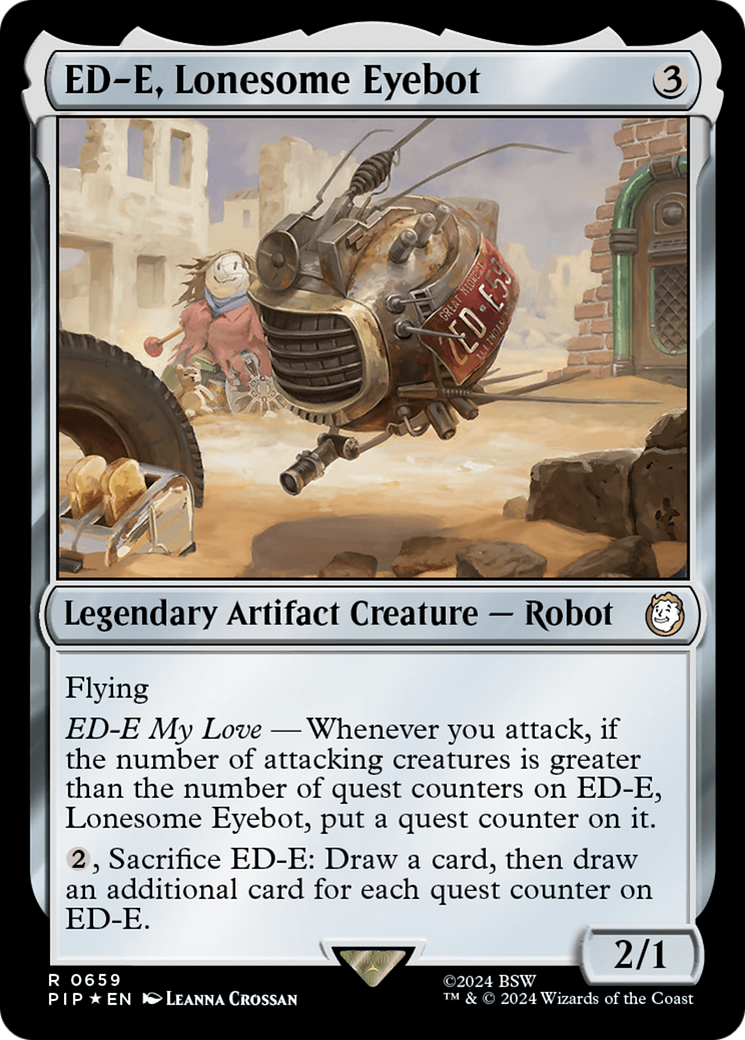 ED-E, Lonesome Eyebot (Surge Foil) [Fallout] | Gate City Games LLC