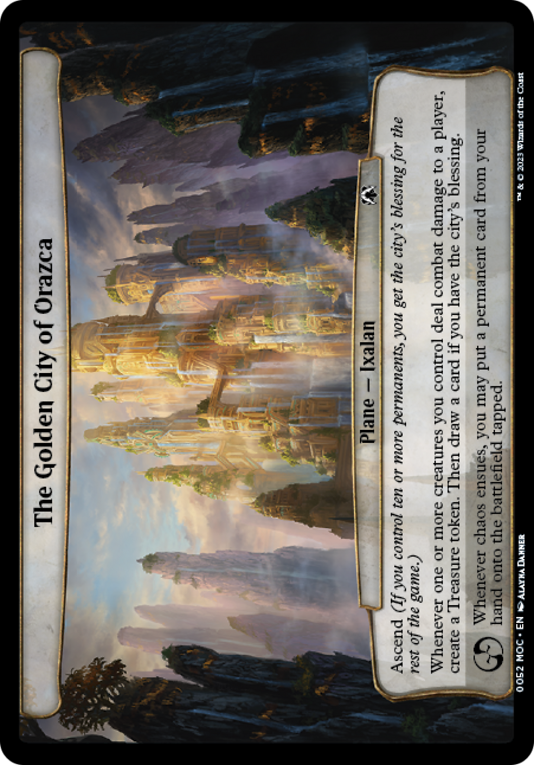 The Golden City of Orazca [March of the Machine Commander] | Gate City Games LLC