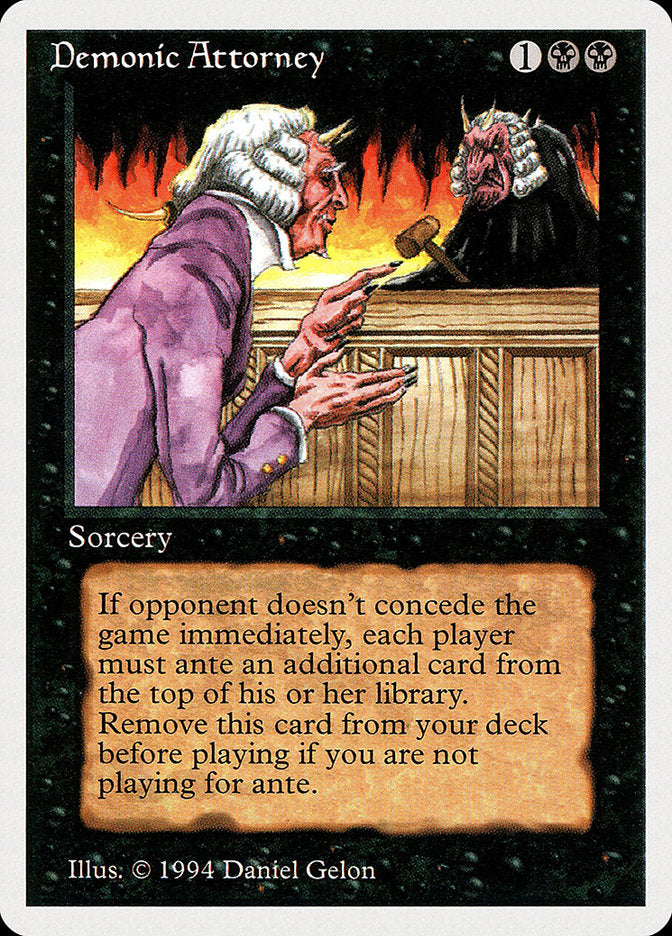 Demonic Attorney [Summer Magic / Edgar] | Gate City Games LLC