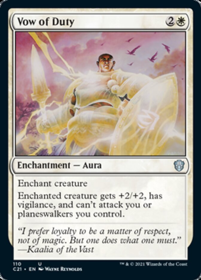Vow of Duty [Commander 2021] | Gate City Games LLC