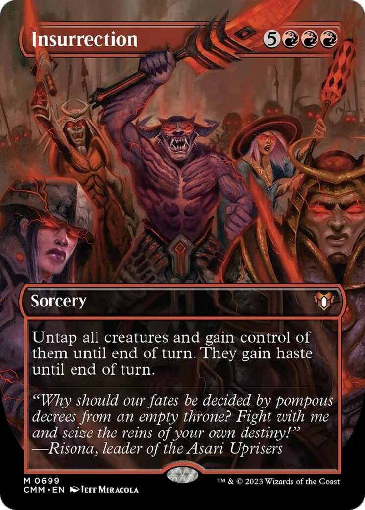 Insurrection (Borderless Alternate Art) [Commander Masters] | Gate City Games LLC