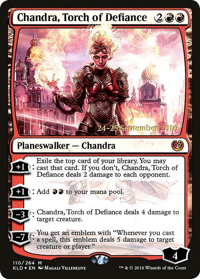 Chandra, Torch of Defiance [Kaladesh Prerelease Promos] | Gate City Games LLC