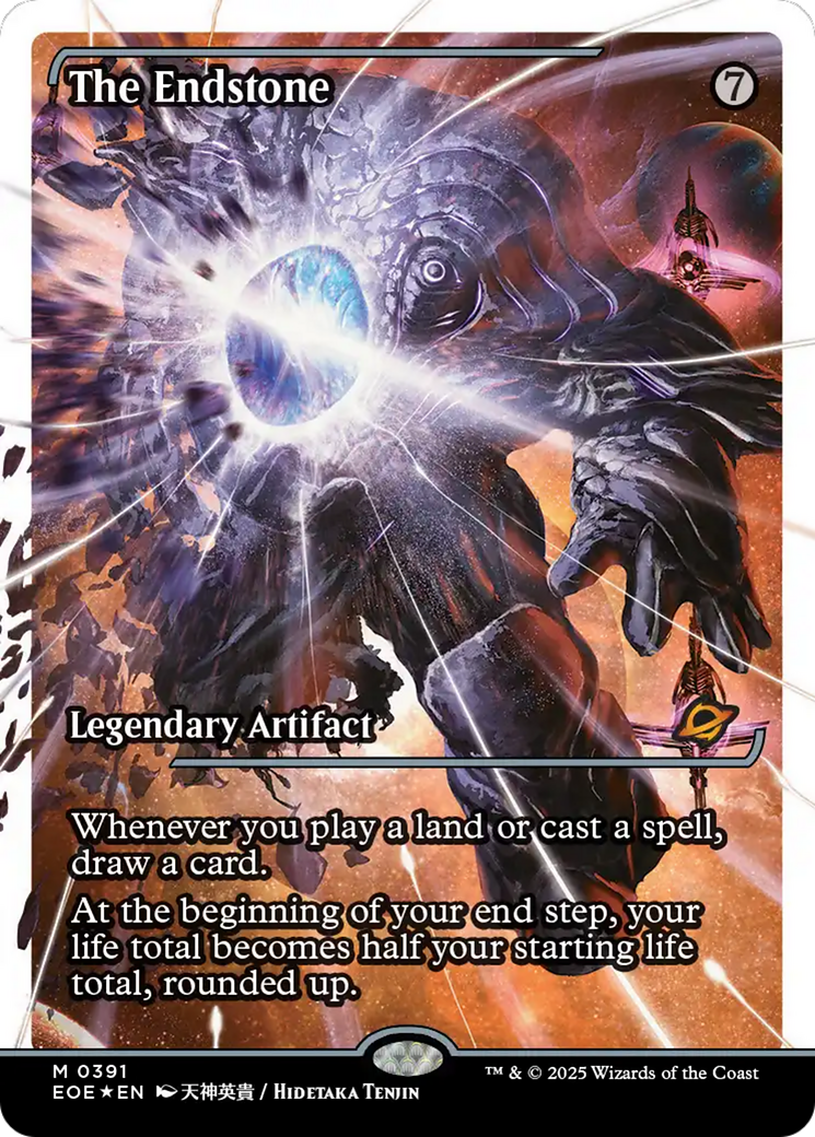 The Endstone (Showcase) (Fracture Foil) [Edge of Eternities] | Gate City Games LLC